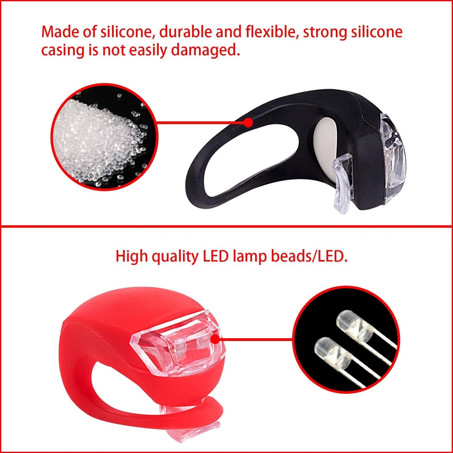 LED Cycle Light Set (2 Pcs Set)
