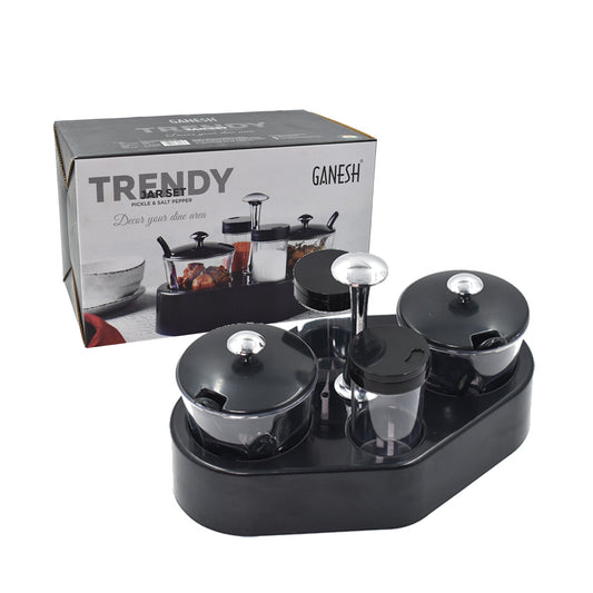 Ganesh Rendy Condiment Spice Jar Set - BuyItOnline