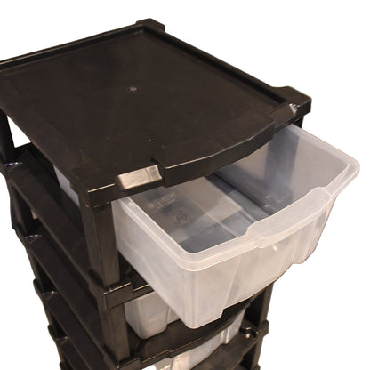 6-Layer Modular Plastic Drawer Storage Cabinet - BuyItOnline