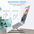 Adjustable Laptop Stand Holder With Built-in Foldable Legs And High Quality Fibre Wukusy