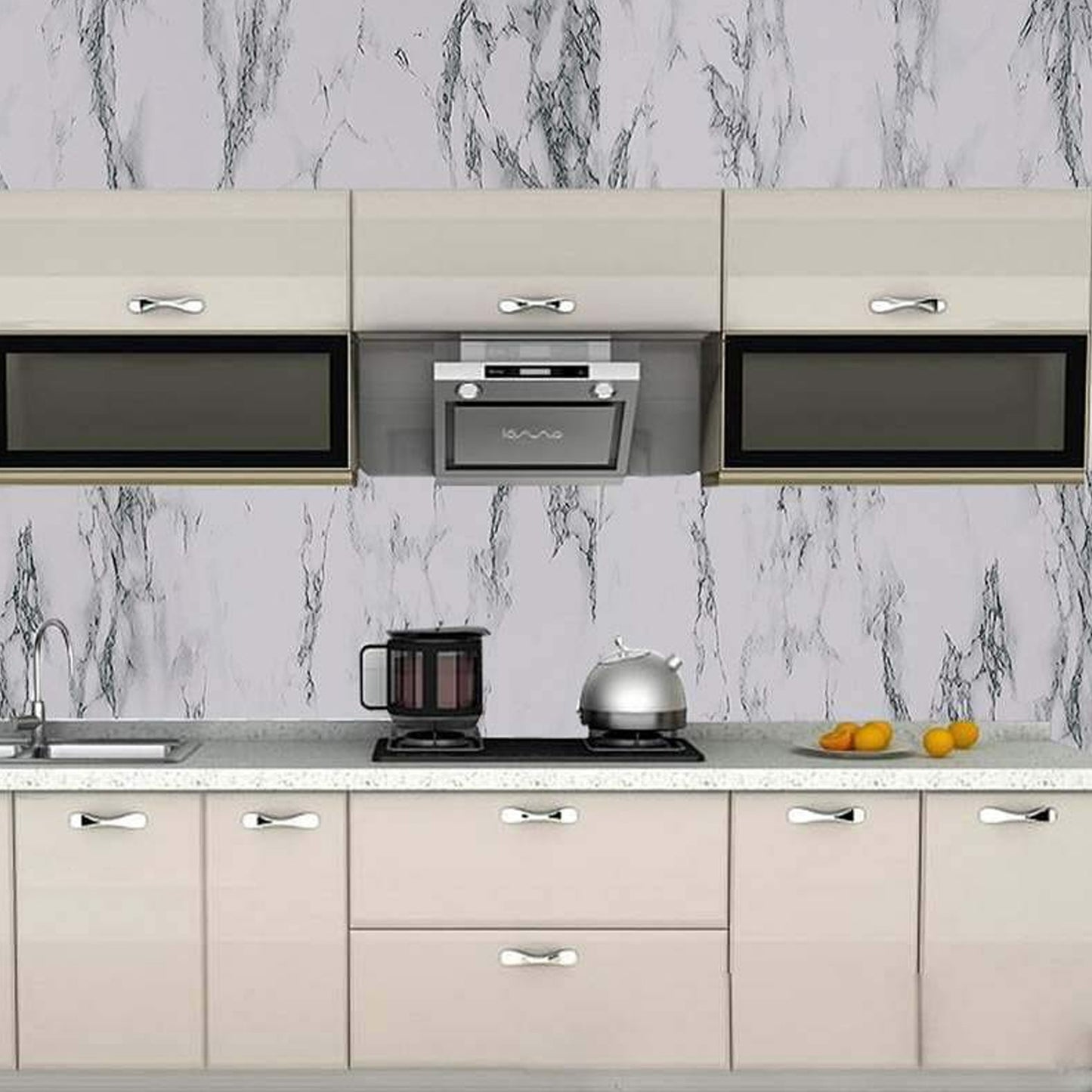 Peel and Stick Kitchen Wallpaper Roll - BuyItOnline