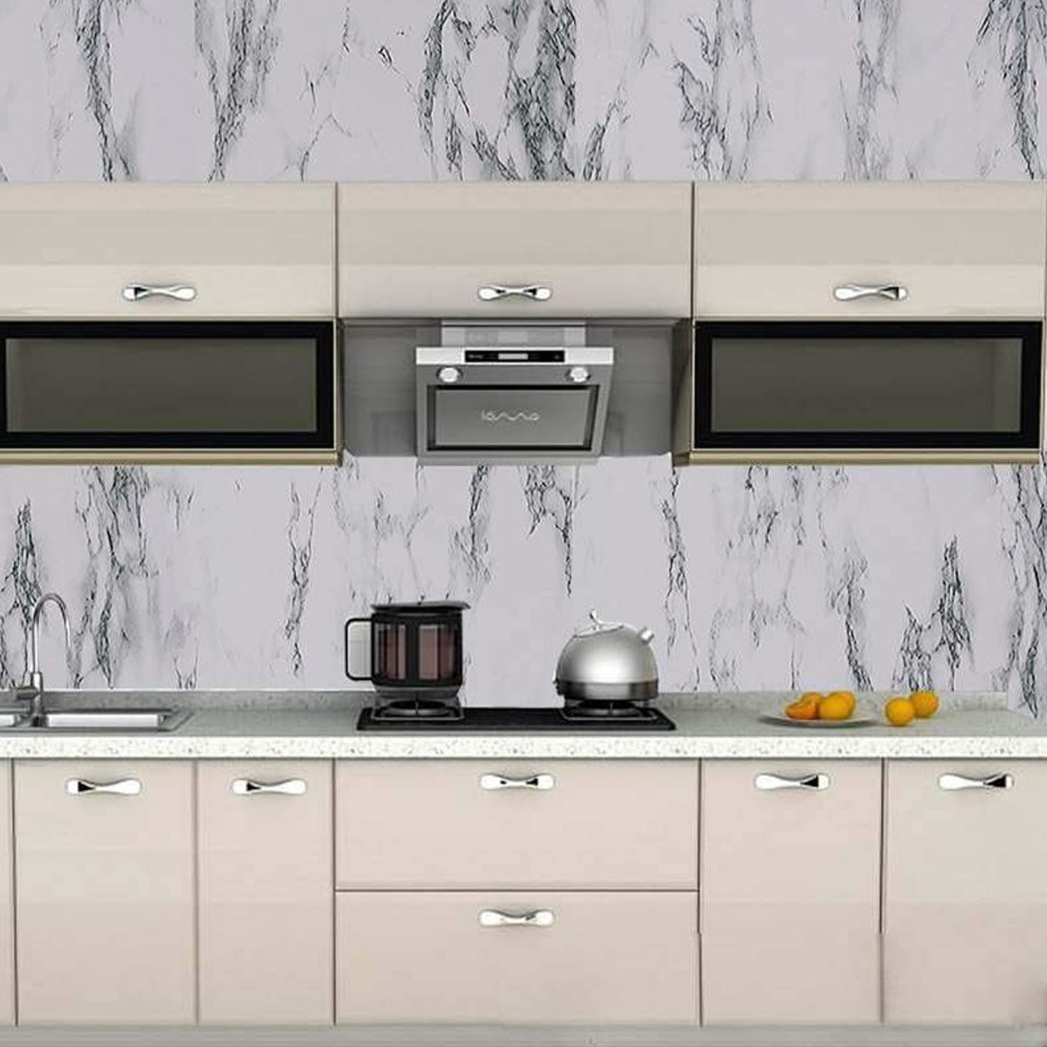 Peel and Stick Kitchen Wallpaper Roll - BuyItOnline