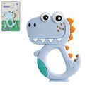 Silicone Dinosaur Teether For Baby (1 Pc, Mix Design/Color) Wukusy