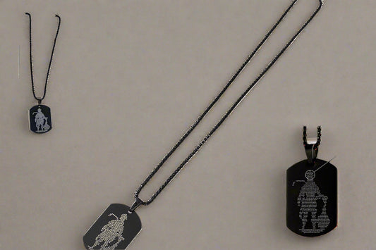 Hanuman Chalisa Locket With Gada Chain