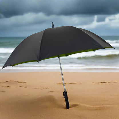 Sun umbrella with inside power fan