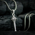 Silver Chain With Gada Pendant Wukusy