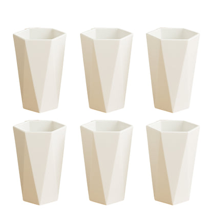 Hexagon Plastic Drinking Glass Set - BuyItOnline