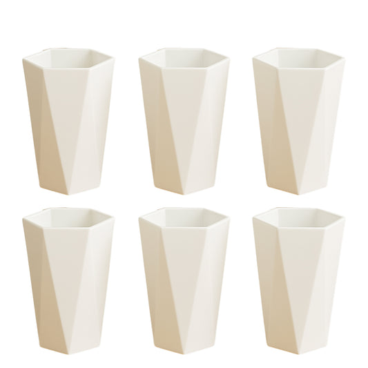 Hexagon Plastic Drinking Glass Set - BuyItOnline