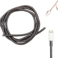 Spiral Wire Protector - Metallic Cable Sleeve for Mac Charger Wukusy