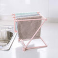 Folding Kitchen Bathroom Towel Rack (1 Pc) Wukusy