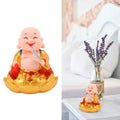 Solar Power Moving Buddha Car Ornament Wukusy