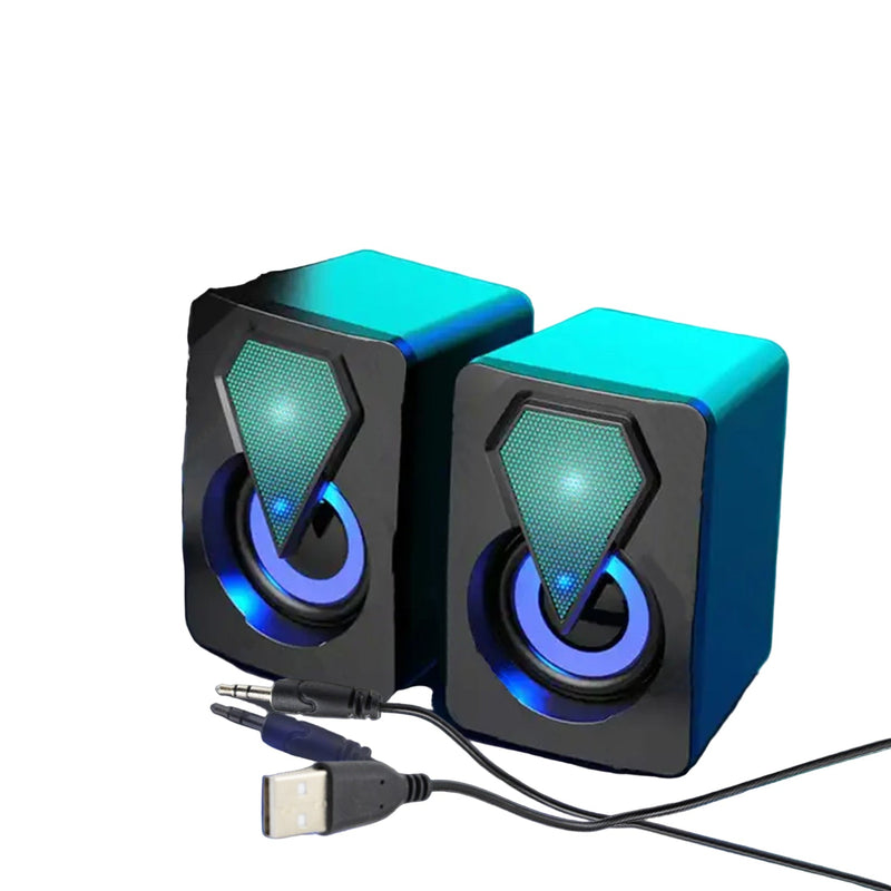 RGB Desktop Speakers Wukusy