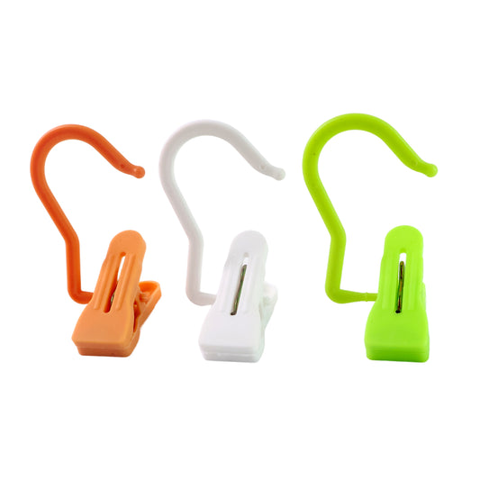 Multipurpose Hanging Hook Clip (1 Pc Mix Color) Wukusy