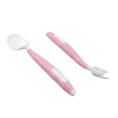 Silicone Bendable Baby Spoon & Fork Set - BuyItOnline