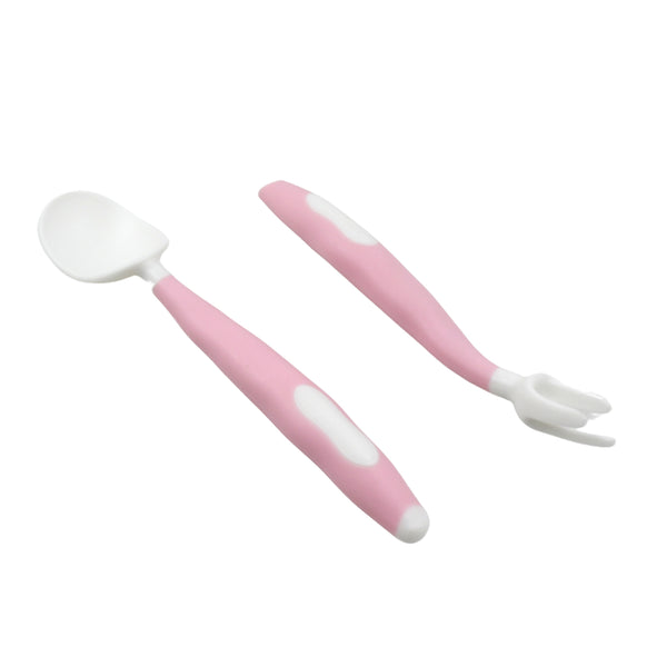 Silicone Bendable Baby Spoon & Fork Set - BuyItOnline