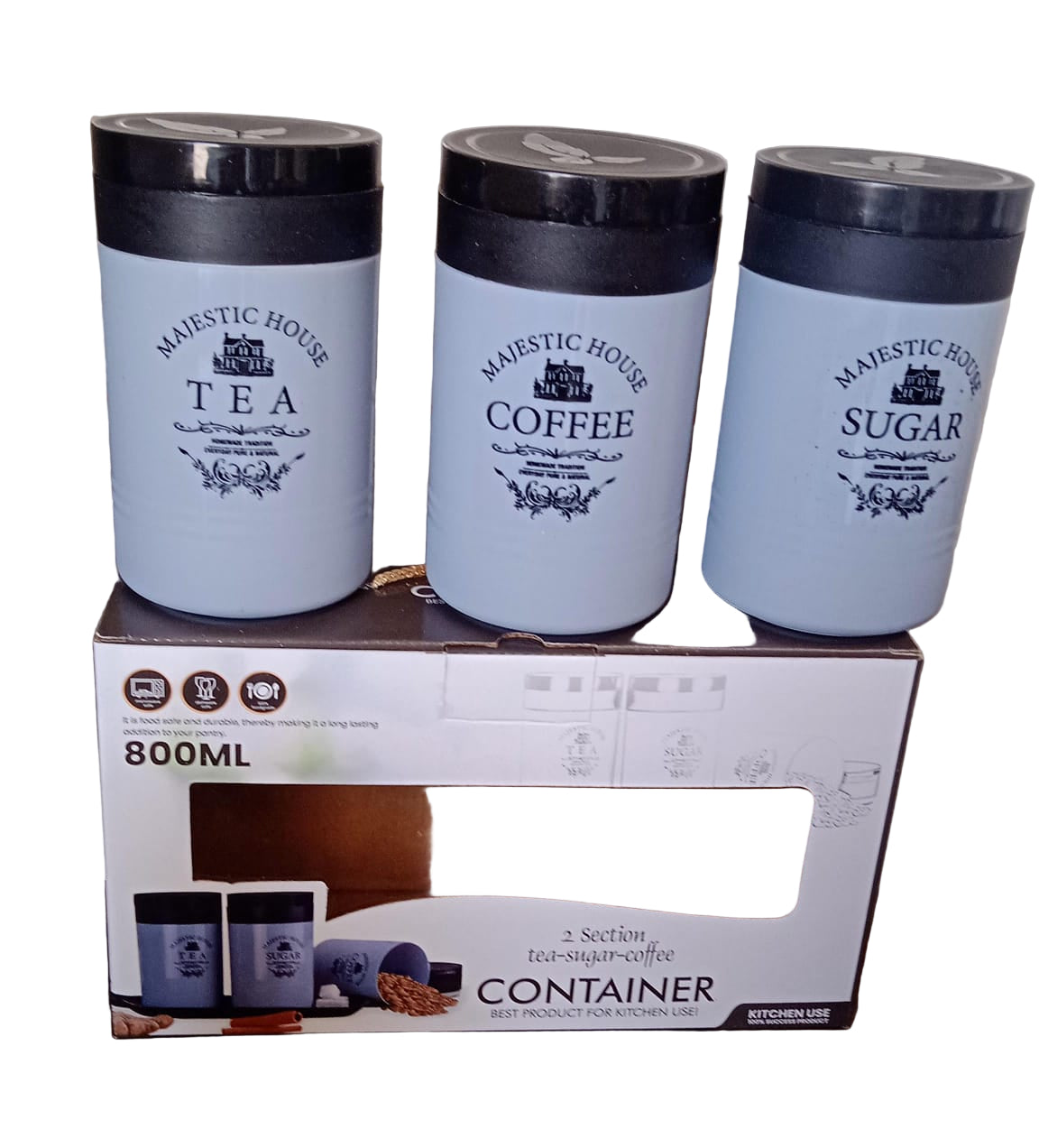 Airtight Tea Sugar Coffee Containers - BuyItOnline