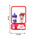 Decorative Love Couple LED Figurine Light Wukusy