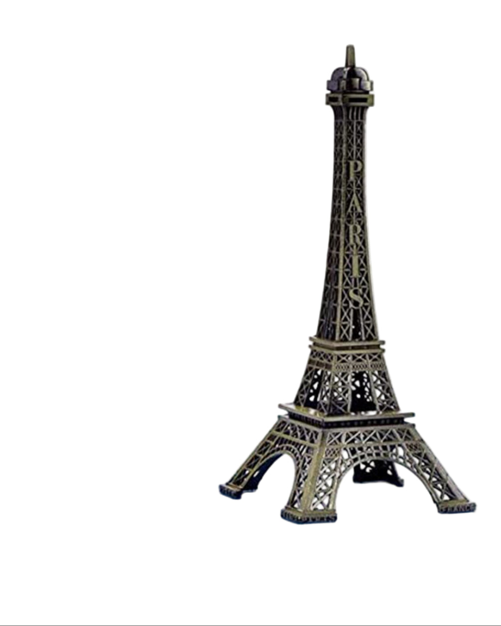 Antique 3D Metal Eiffel Tower Showpiece.