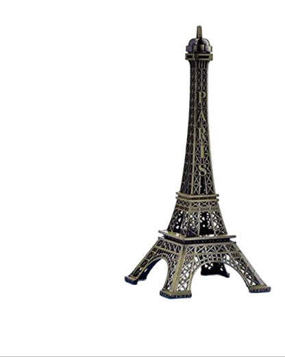 Antique 3D Metal Eiffel Tower Showpiece.
