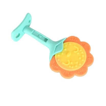 Baby Teether – Food-Grade Sunflower Design