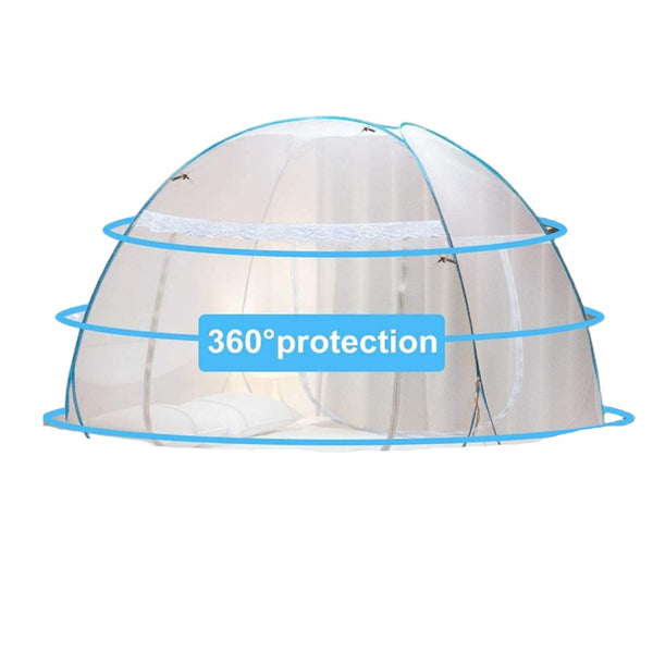 Premium Polyester Foldable Mosquito Net Tent (100 Cm Long  1 Pc) Wukusy