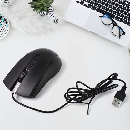 Computer Laptop Wired Optical Mouse
