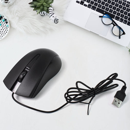 Computer Laptop Wired Optical Mouse