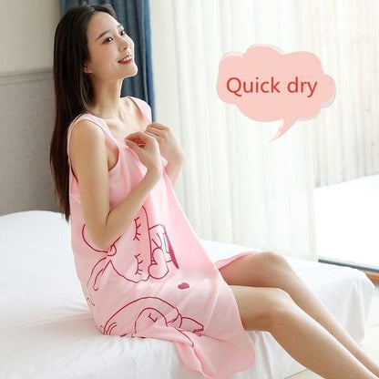 Soft Cotton Bathrobe for Women & Girls