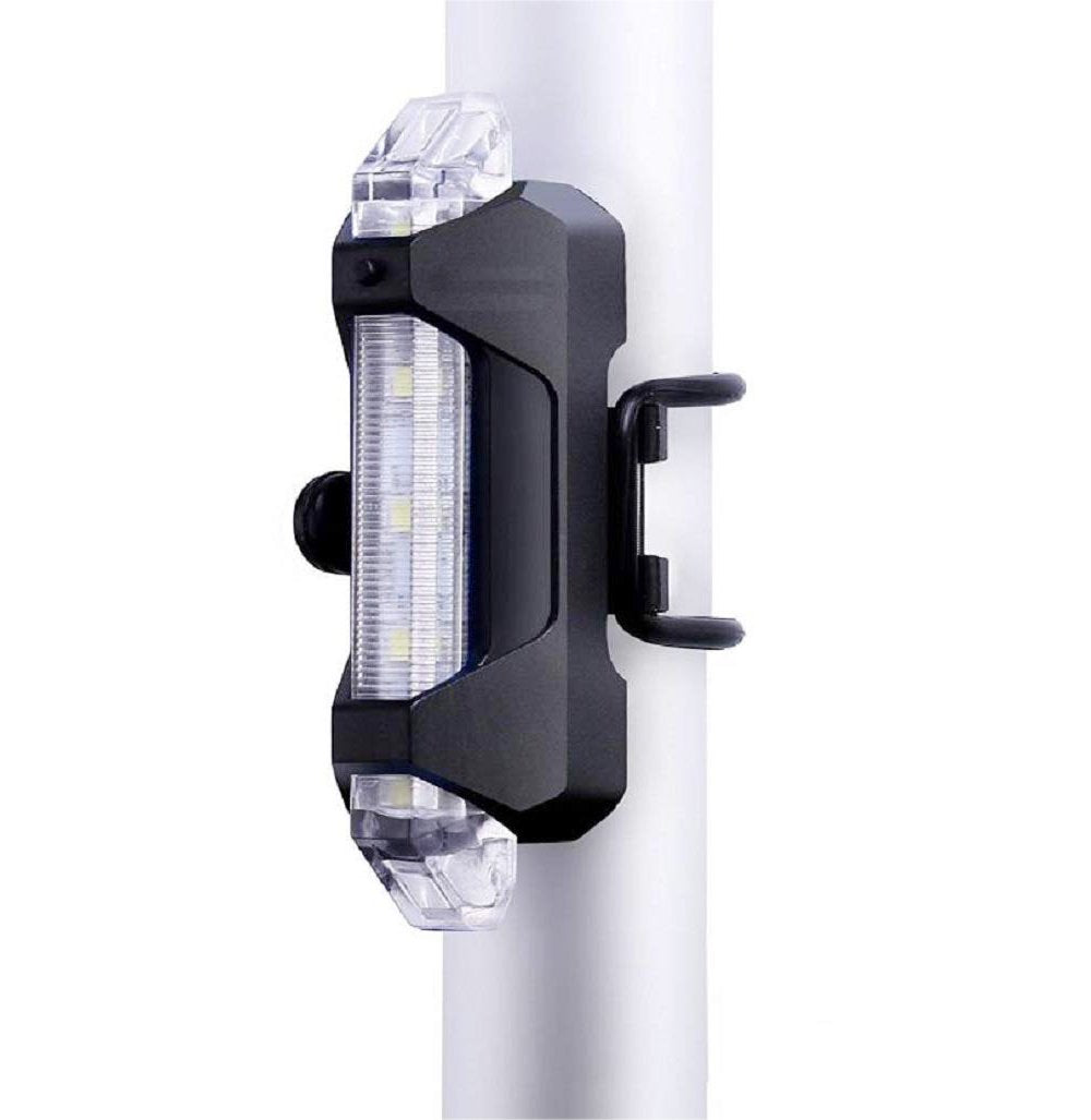 1560 Rechargeable Bicycle Front Waterproof Led Light (White) Wukusy
