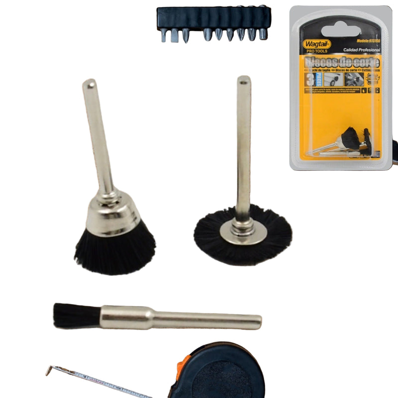 Brass Wire Wheels 3 Pcs Brass Wire Wheels Rust Removal Tool - BuyItOnline