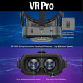 BuyItOnline VR PRO | 3D Virtual Reality Pro Glasses Video Glasses (Black) | VR Experience Glass