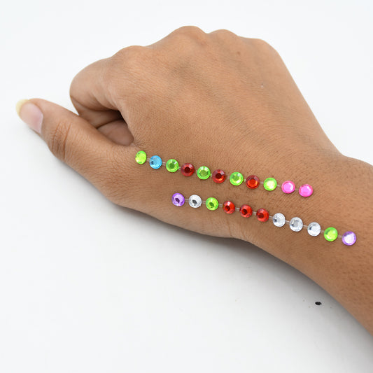 Self-Adhesive Shining Crystal Stickers