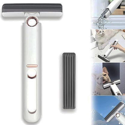 4707 Portable Self-squeeze Short Mop Mini Hand Wash-free Strong Absorbent Mop With 1 Cotton Head Cleaning Sponge For Bathroom Kitchens Table Wukusy