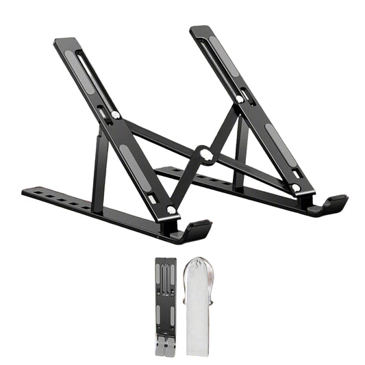 Adjustable Laptop Stand Holder With Built-in Foldable Legs And High Quality Fibre