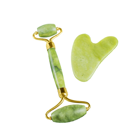 Gua Sha & Jade Roller Set