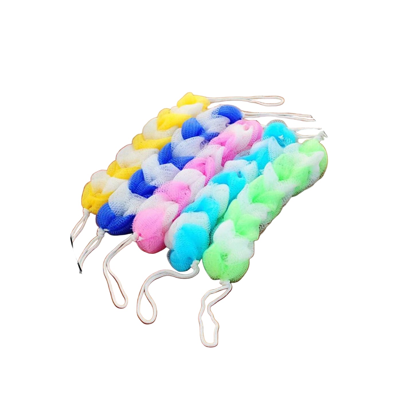 Pack of 6 Bath Loofah Sponges