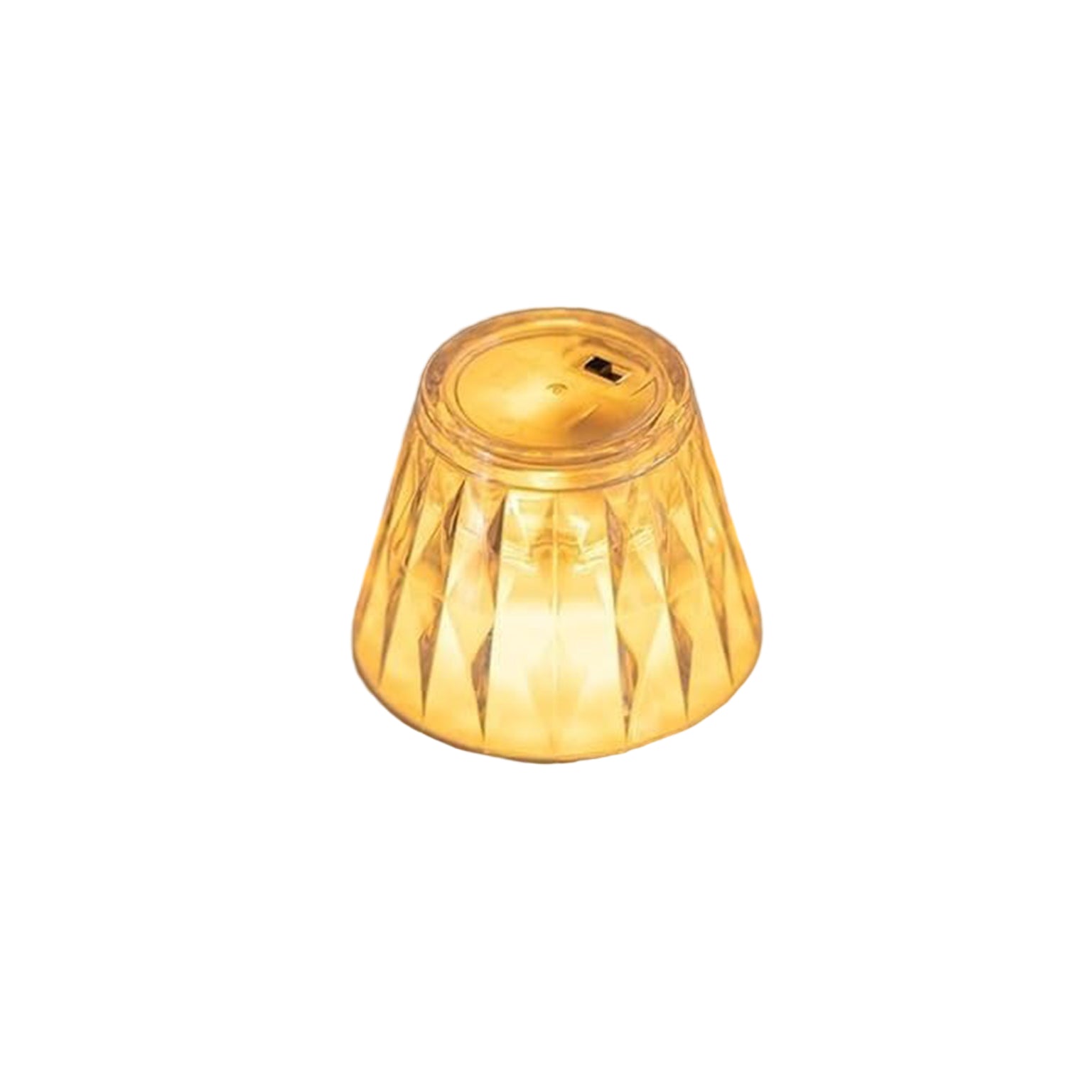 Cup Shape Crystal Table Lamp.