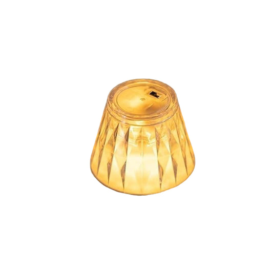 Cup Shape Crystal Table Lamp.