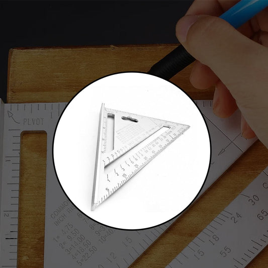 Lightweight Double-Sided Triangle Scale Ruler