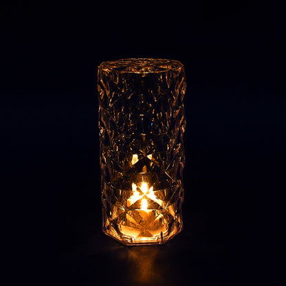 6240 Diamond Table Lamp  Candles For Home Decoration Crystal Candle Lights Wukusy