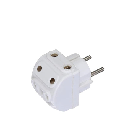 5-Way 2-Pin Multi Plug Socket Converter