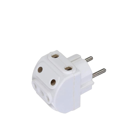 5-Way 2-Pin Multi Plug Socket Converter