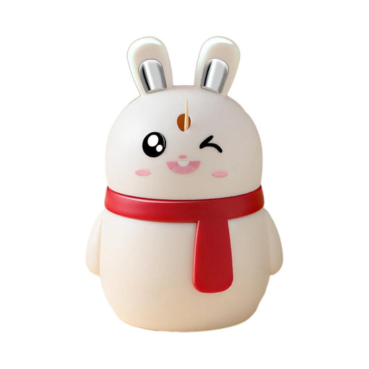 Rabbit Shape Toothpick Dispenser – Press-Style Automatic Holder | Durable PP Material | Red (1 Pc)