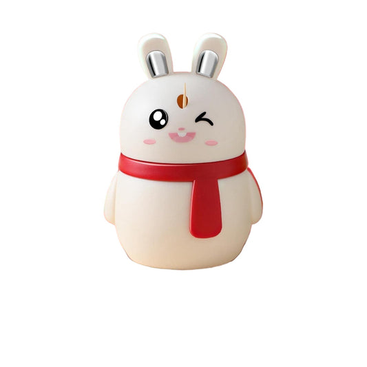 Rabbit Shape Toothpick Dispenser – Press-Style Automatic Holder | Durable PP Material | Red (1 Pc) Wukusy