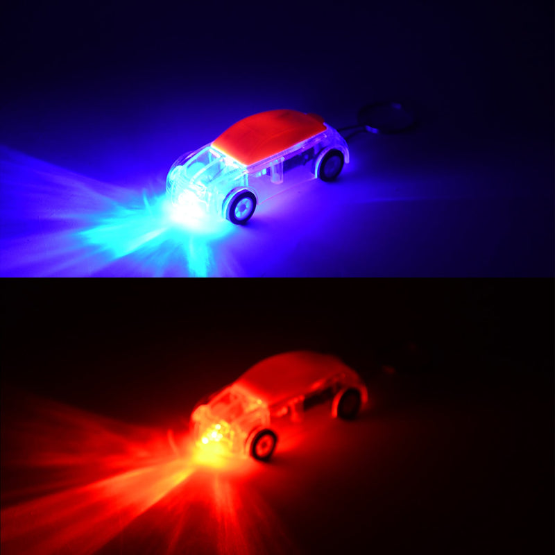 Mini Car Shape Led Keychain Light (1 Pc, Random Color) Wukusy