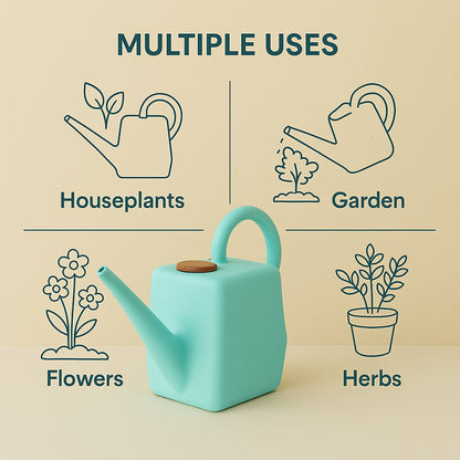 2L Heavy-Duty Plastic Watering Can